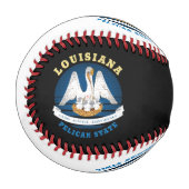 LOUISIANA PELICAN STAAT FLAG BASEBALL (Vorderseite Links)