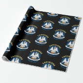 LOUISIANA PELICAN STAAT FLAG GESCHENKPAPIER (Ungerollt)