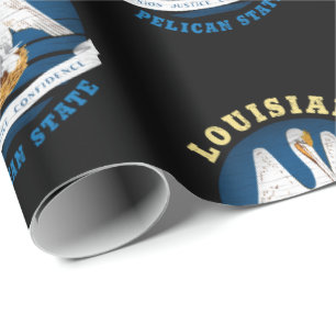 LOUISIANA PELICAN STAAT FLAG GESCHENKPAPIER