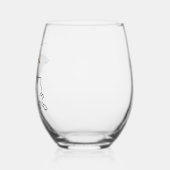 Louisiana Pelican Stemless Weinglas Ohne Stiel (Links)