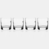 Louisiana Pelican Whiskey Glass - 4 Set Whiskyglas (Rechts)
