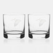 Louisiana Pelican Whiskey Glass - Set Whiskyglas (Rückseite)