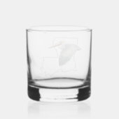 Louisiana Pelican Whiskey Glass Whiskyglas (Rückseite)