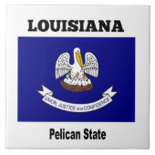 Louisiana, Pelikanischer Staat, Fliese (Vorderseite)