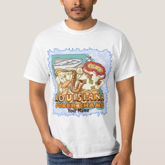 Louisiana Poker T-Shirt (Vorderseite)