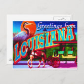 Louisiana Postcard Postkarte (Vorne/Hinten)
