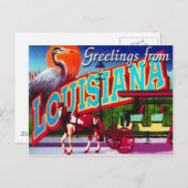 Louisiana Postcard Postkarte (Vorne/Hinten)