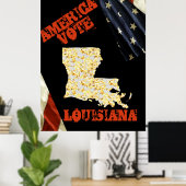 LOUISIANA POSTER (Heimbüro)