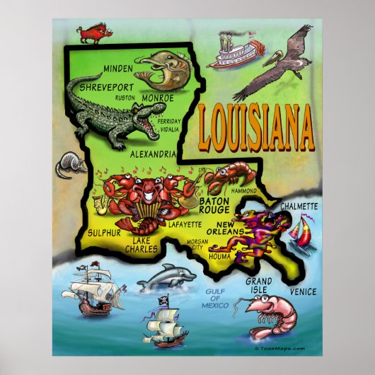 Louisiana Poster (Vorne)