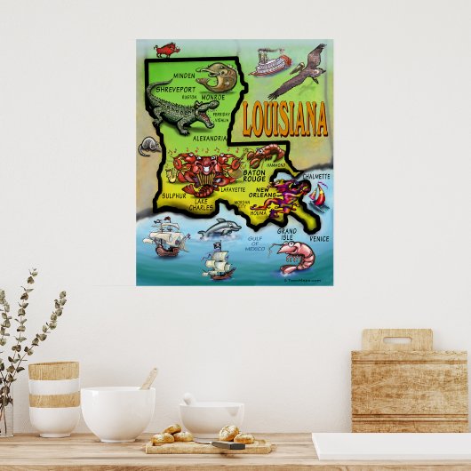 Louisiana Poster (Küche)
