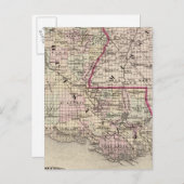 Louisiana Postkarte (Vorne/Hinten)