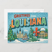 LOUISIANA Postkarte (Vorne/Hinten)