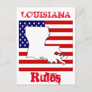 Louisiana Postkarte