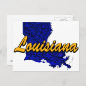 Louisiana Postkarte (Vorne/Hinten)