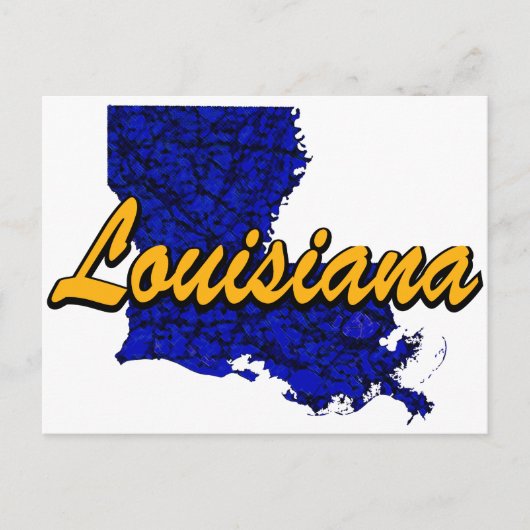 Louisiana Postkarte (Vorderseite)