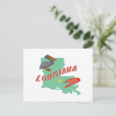 Louisiana Postkarte (Stehend Vorderseite)