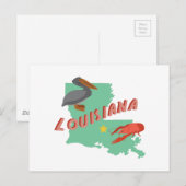 Louisiana Postkarte (Vorne/Hinten)