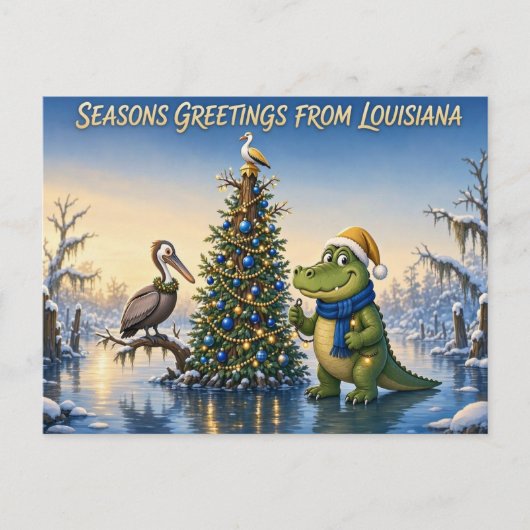 Louisiana Postkarte (Vorderseite)