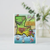 Louisiana Postkarte (Stehend Vorderseite)