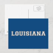 Louisiana Postkarte (Vorne/Hinten)