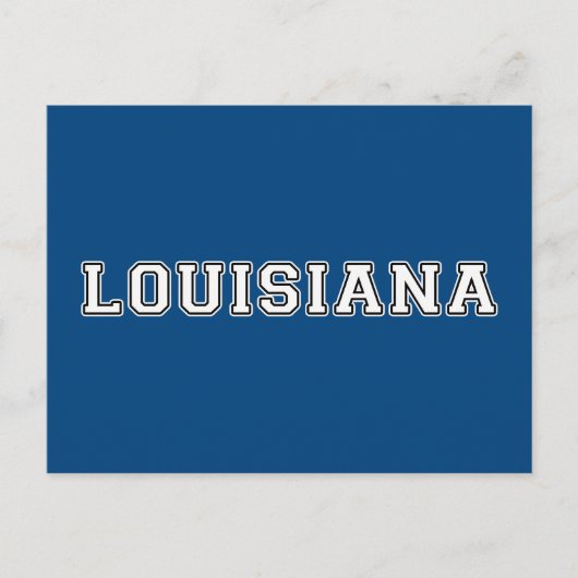 Louisiana Postkarte (Vorderseite)