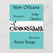 Louisiana Postkarte (Vorderseite)