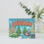 LOUISIANA Postkarte (Stehend Vorderseite)