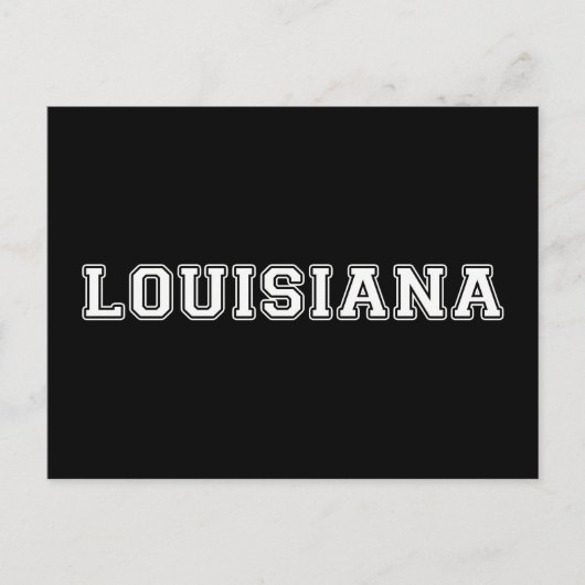Louisiana Postkarte (Vorderseite)