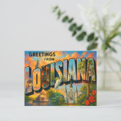 LOUISIANA Postkarte (Stehend Vorderseite)