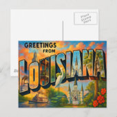 LOUISIANA Postkarte (Vorne/Hinten)