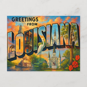 LOUISIANA Postkarte
