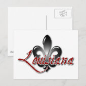 Louisiana Postkarte (Vorne/Hinten)
