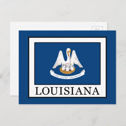Louisiana Postkarte (Vorne/Hinten)