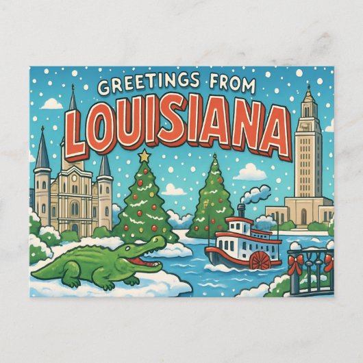 LOUISIANA Postkarte (Vorderseite)
