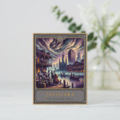 Louisiana | Postkarte Gothic Art (Stehend Vorderseite)