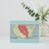 Louisiana Purchase Postkarte (Stehend Vorderseite)