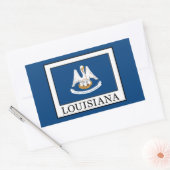 Louisiana Rechteckiger Aufkleber (Umschlag)