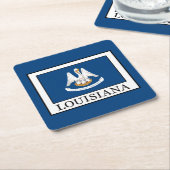 Louisiana Rechteckiger Pappuntersetzer (angewinkelt)