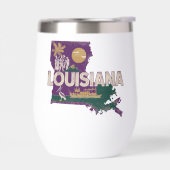 Louisiana Retro Staat Silhouette (Links)