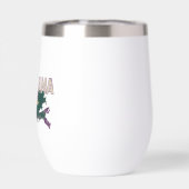 Louisiana Retro Staat Silhouette (Rückseite)
