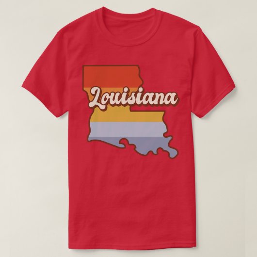 Louisiana Retro TShirt (Design vorne)