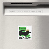 Louisiana Royalty (Black Gator) Magnet (In Situ (Geschirrspüler))