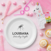 Louisiana Samstagabend Teller mit individuellem Pa (Party)