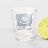 Louisiana Schnapsglas (Rückseite)