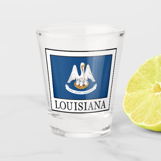 Louisiana Schnapsglas (Vorderseite)