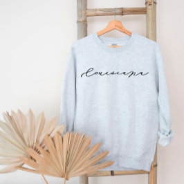 Louisiana Script Staat FrauenSweatshirt Sweatshirt