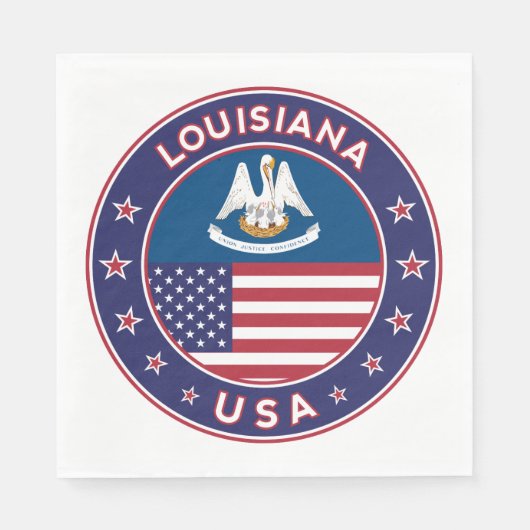 Louisiana Serviette (Vorderseite)
