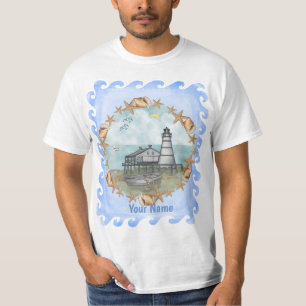 Louisiana Shells Leuchtturm T-Shirt