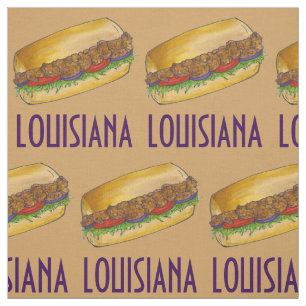 Louisiana Shrimp Po'Boy New Orleans Sandwich Stoff