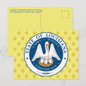 Louisiana Siegel Postkarte (Vorne/Hinten)